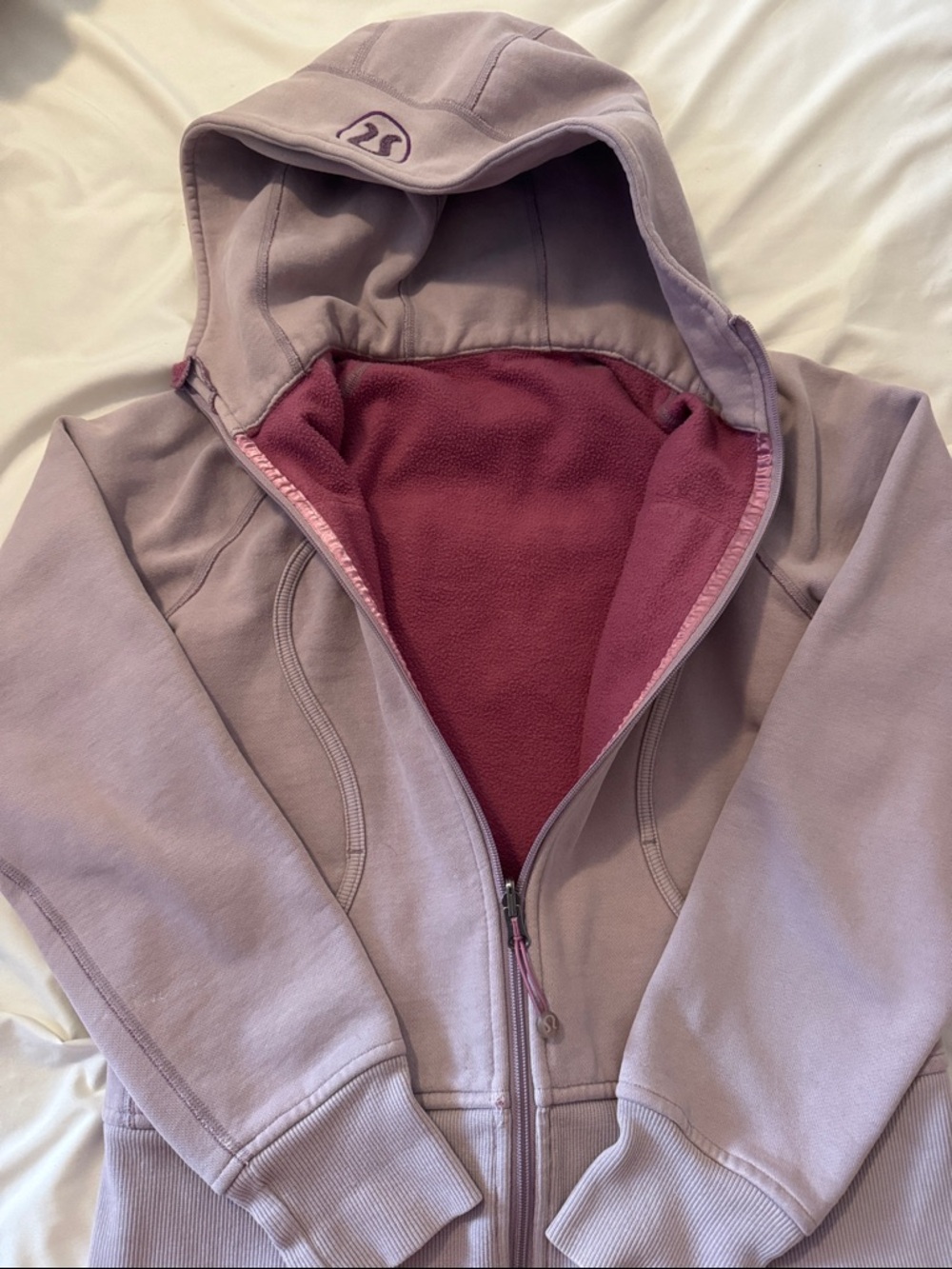 lululemon athletica Dusty Mauve Zip Hoodie - Picture 2 of 3